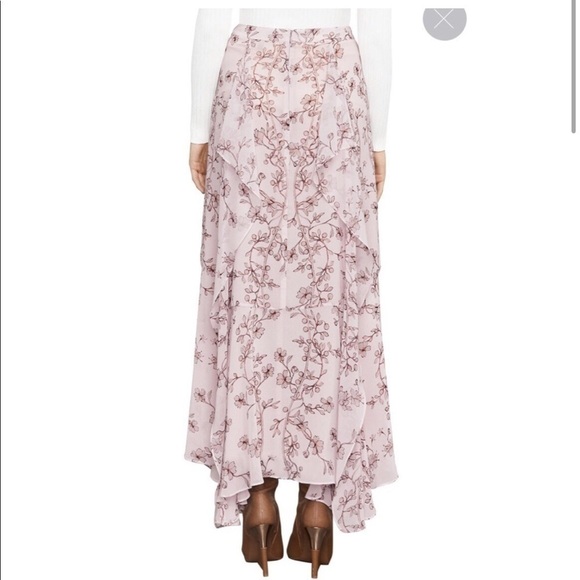 BCBG MaxAzria Amalli  Floral Maxi Skirt size 0 - Picture 4 of 14